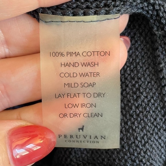 Peruvian Connection Artemis Pima Cotton Dress, Size S - Picture 10 of 11